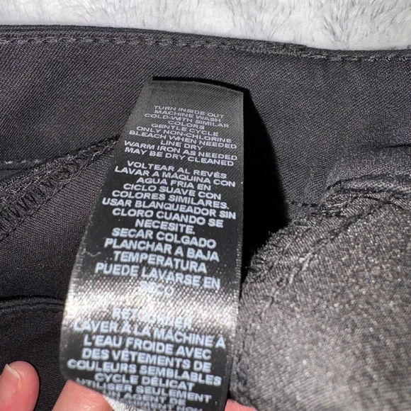 WHITE HOUSE BLACK MARKET Womens Black High Rise Skinny Flare Jeans Size 4 - Picture 13 of 13